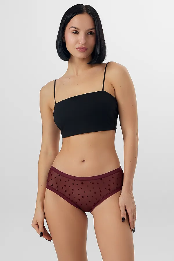 Трусы MARK FORMELLE, звезды на бордовом - фото 1