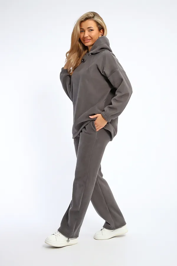 Костюм с брюками 064 НАТАЛИ, серый - фото 1