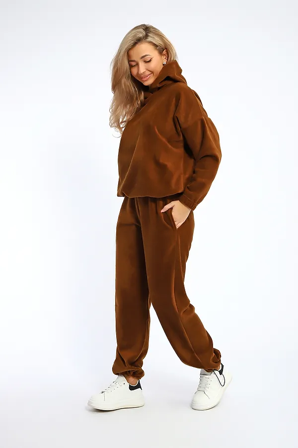 Костюм с брюками 064 НАТАЛИ, коричневый - фото 1