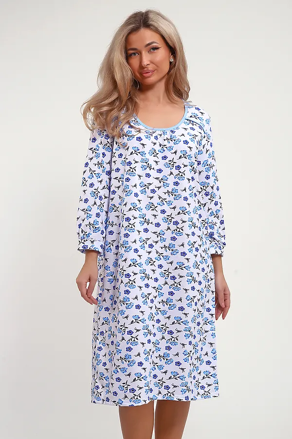 Сорочка 51200 НАТАЛИ, голубой - фото 1