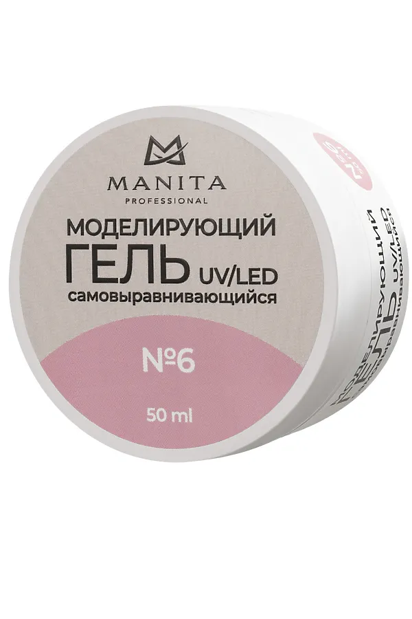 Manita Professional Гель моделирующий для ногтей №6, 50 мл KRISTALLER, №6 - фото 1