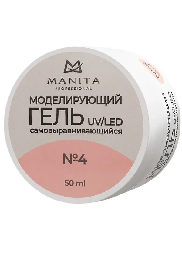 Manita Professional Гель моделирующий для ногтей №4, 50 мл KRISTALLER, №4 - фото 1
