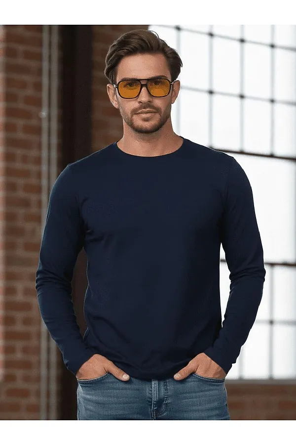 Лонгслив F5, темно-синий - фото 1