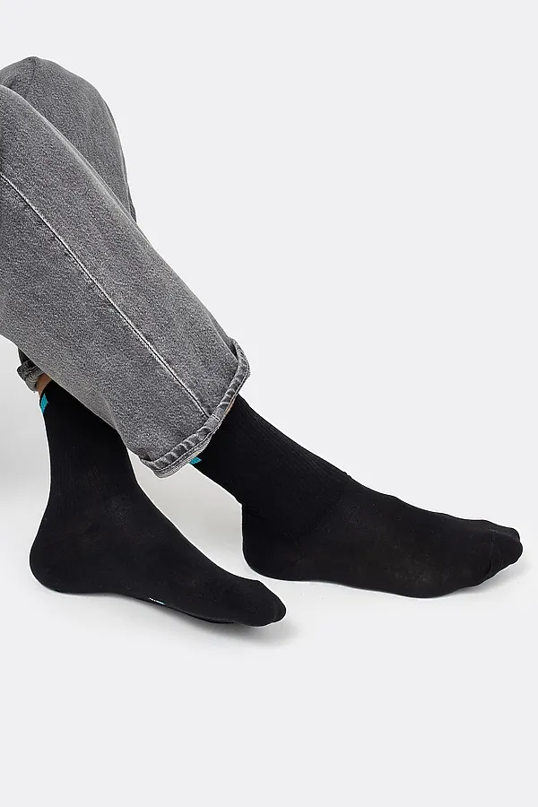 Носки MARK FORMELLE, черный /бирюзовый - фото 1