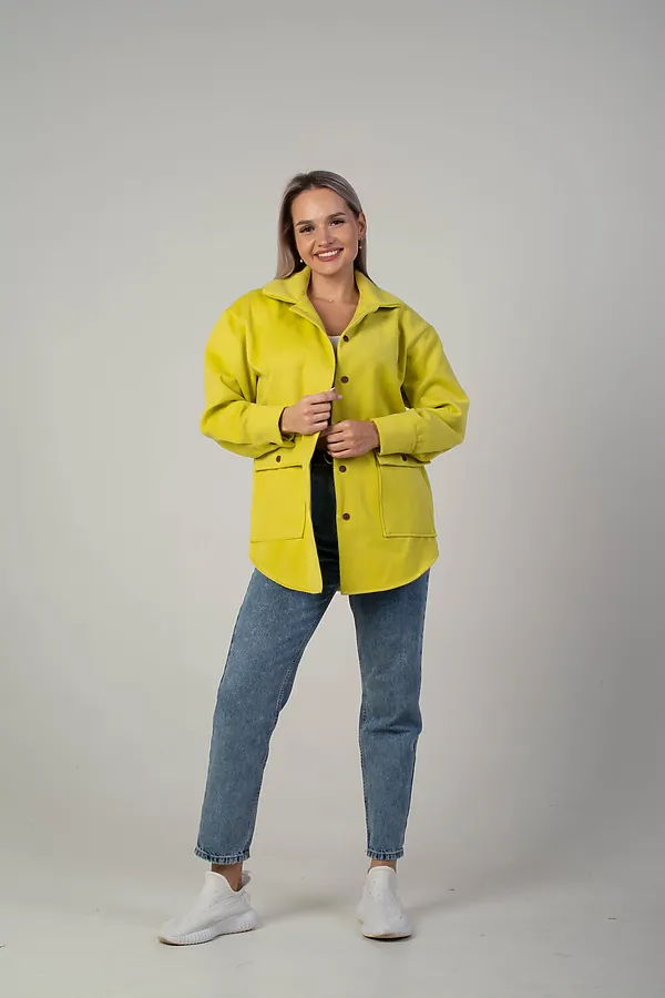 Жакет утепленный НАТАЛИ, желтый - фото 1