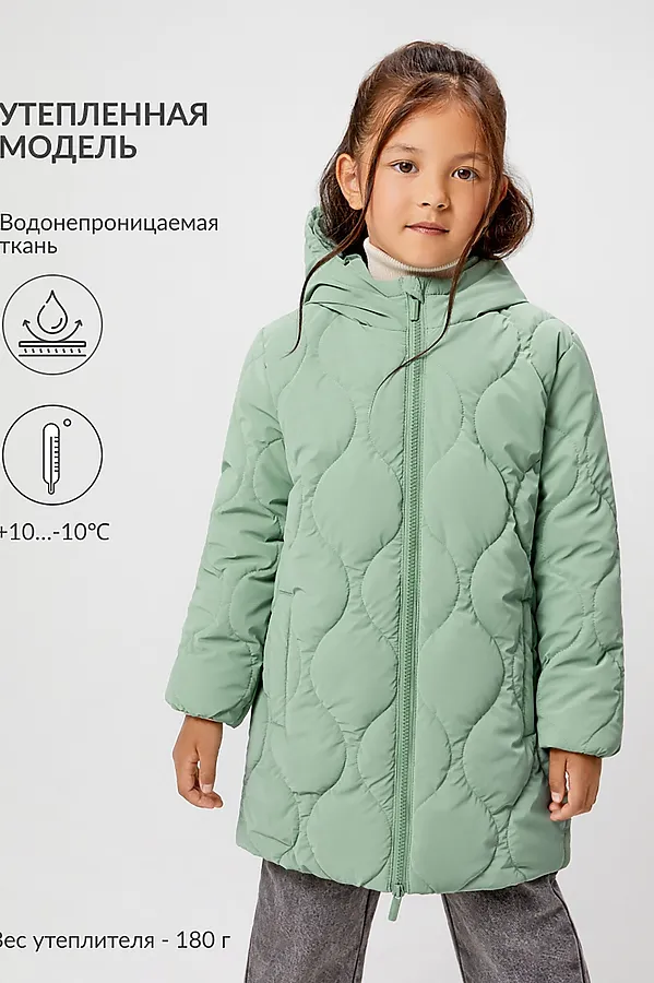 Пальто ACOOLA, бледно-зеленый - фото 1