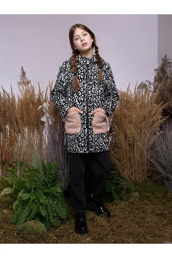 Пальто SMENA, чёрно-белый - фото 1