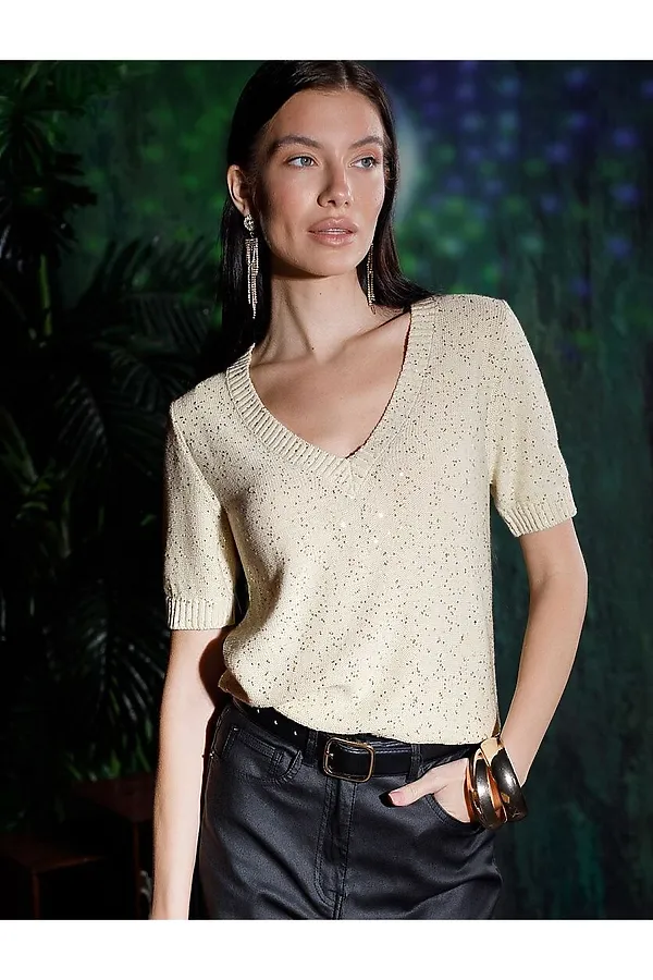 Джемпер VILATTE, бежевый - фото 1