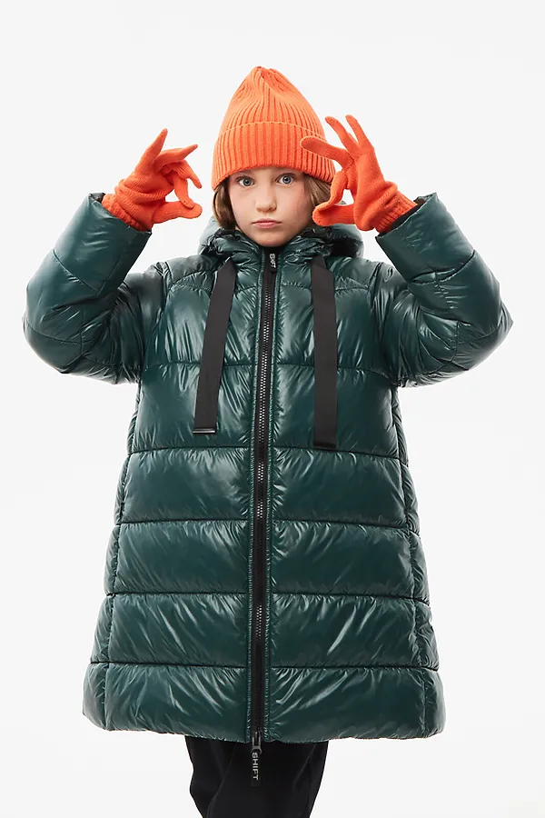 Пальто SMENA, темно-зеленый - фото 1