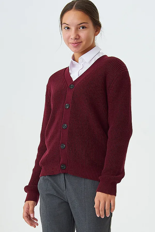 Кардиган SMENA, бордовый - фото 1