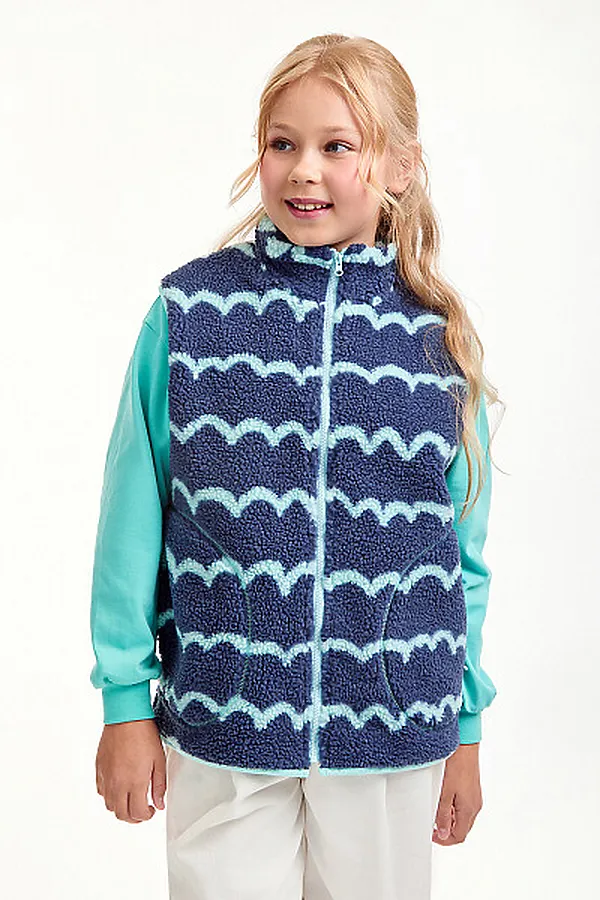 Жилет SMENA, голубой/синий - фото 1