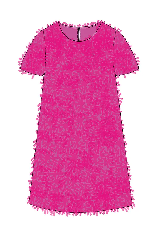 Платье PLAYTODAY, фуксия - фото 1