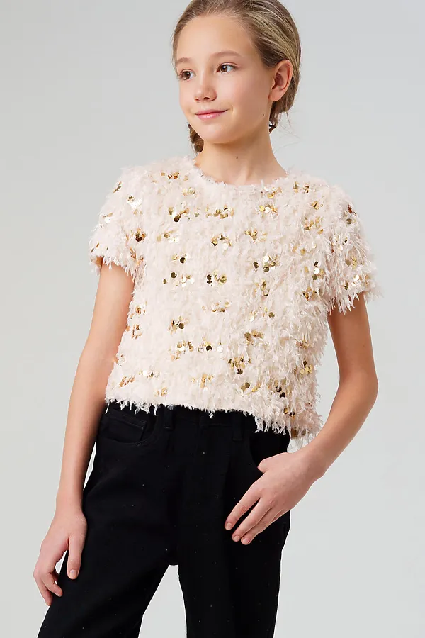 Блуза PLAYTODAY, светло-бежевый - фото 1