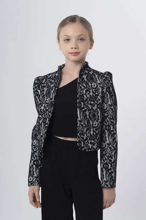 Жакет SMENA, черный/белый - фото 1