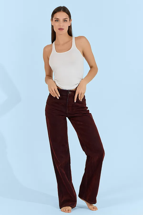 Джинсы MARK FORMELLE, темная терракота - фото 1