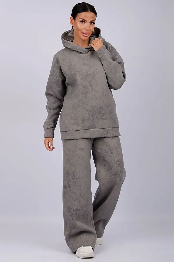 Костюм с брюками Винтаж НАТАЛИ, темно-серый - фото 1