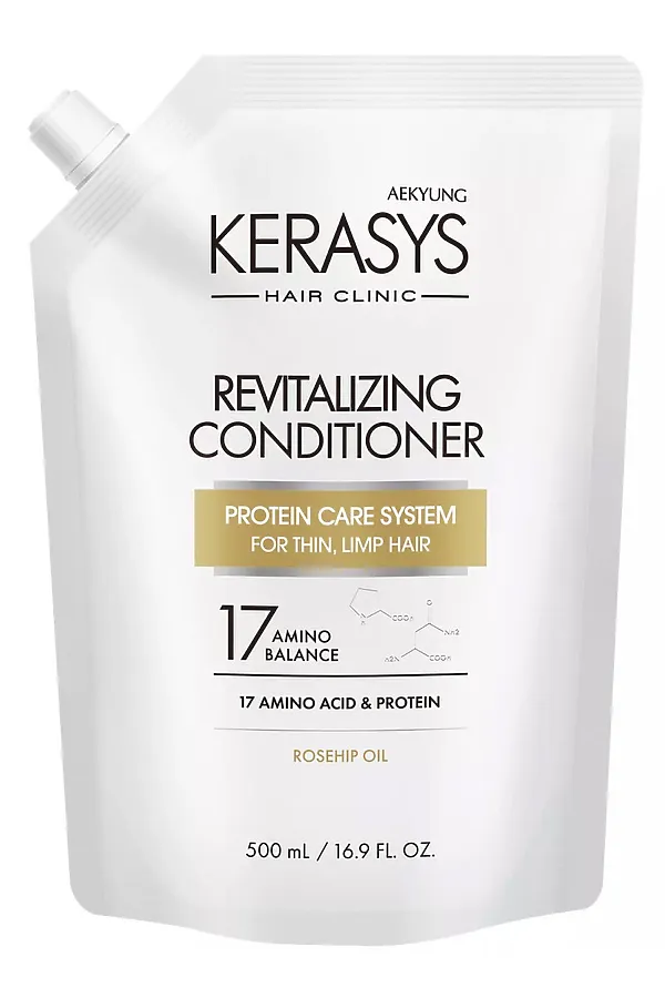KeraSys Кондиционер для волос оздоравливающий / Revitalizing Conditioner, 500 мл KRISTALLER, белый - фото 1