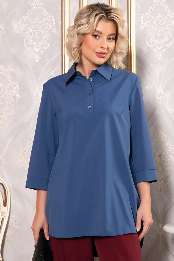 Блуза LADY TAIGA, голубая - фото 1