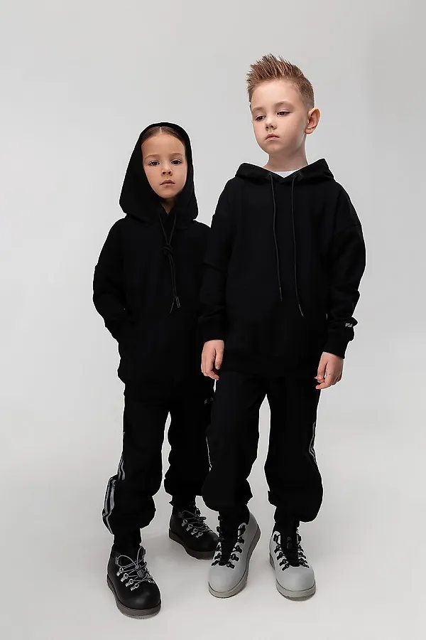 Костюм (Худи+Брюки) BODO, черный - фото 1