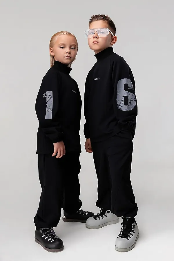 Костюм (Джемпер+Брюки) BODO, черный - фото 1