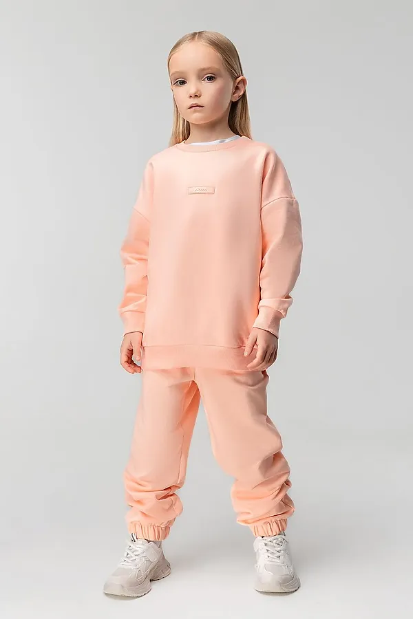 Костюм (Свитшот+Брюки) BODO, персиковый - фото 1