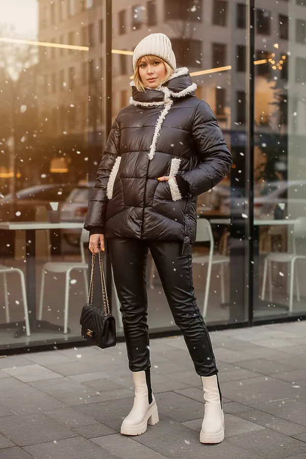 Куртка 2813 НАТАЛИ, черный - фото 1