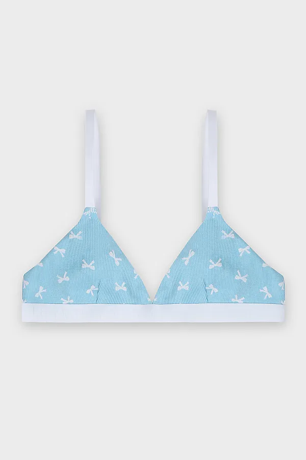 Топ MARK FORMELLE, бантики на голубом - фото 1