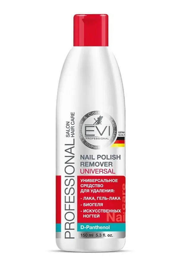 EVI professional Жидкость профессиональная для снятия всех видов лака, 150 мл KRISTALLER, бесцветный - фото 1