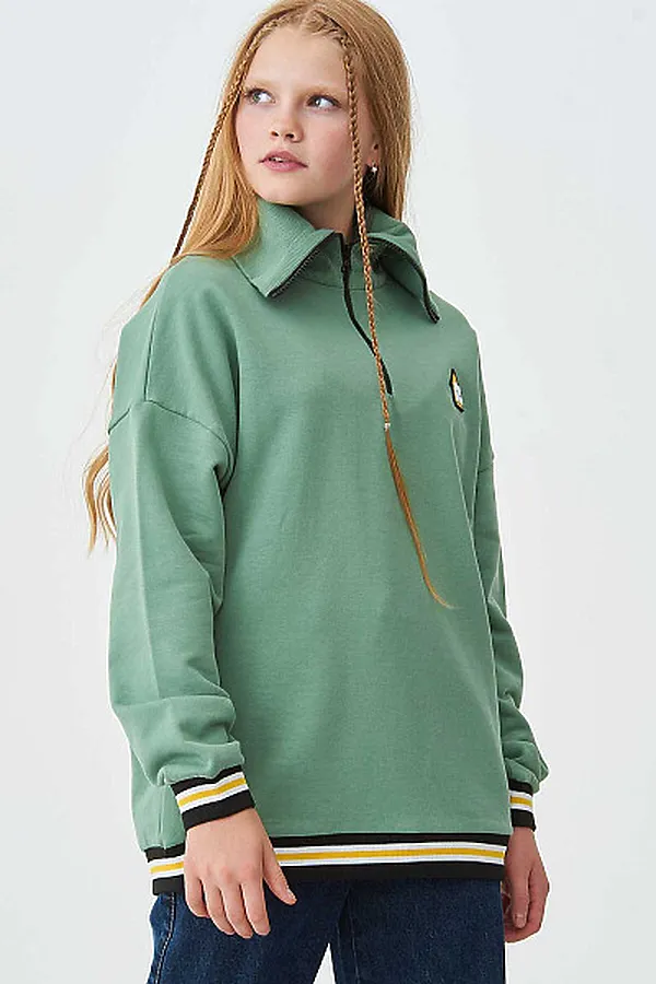 Джемпер SMENA, пыльно-зеленый - фото 1