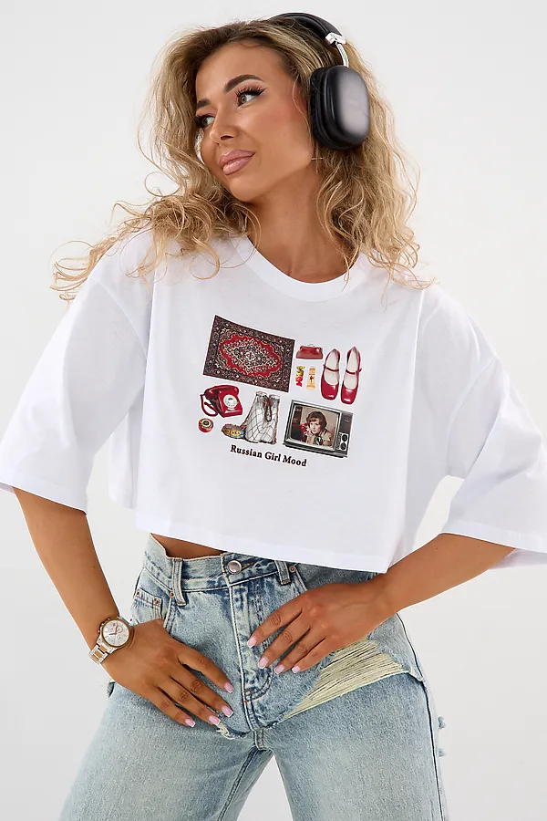 Топ Т1 НАТАЛИ, белый - фото 1