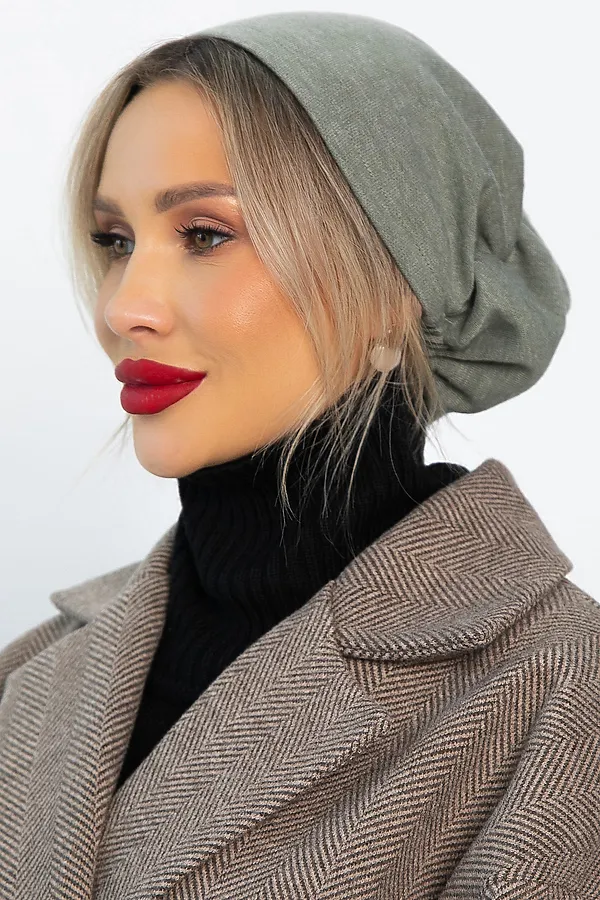 Чалма с резинкой LADY TAIGA, хаки - фото 1