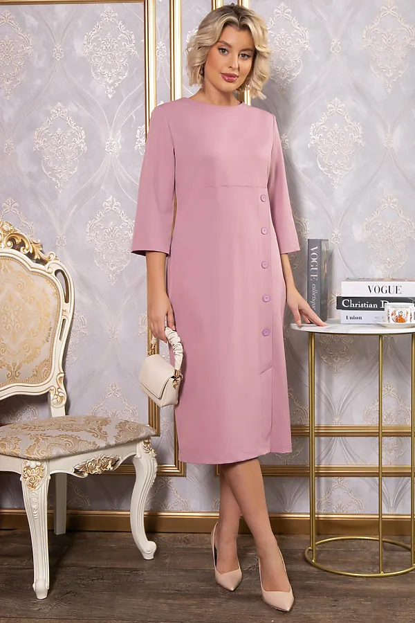 Платье LADY TAIGA, розовое - фото 1