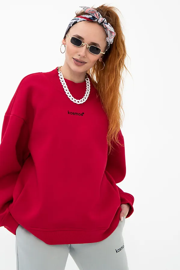 Свитшот KOSMOS, красный - фото 1