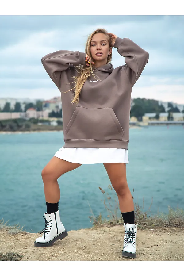 Худи KOSMOS, нюд - фото 1