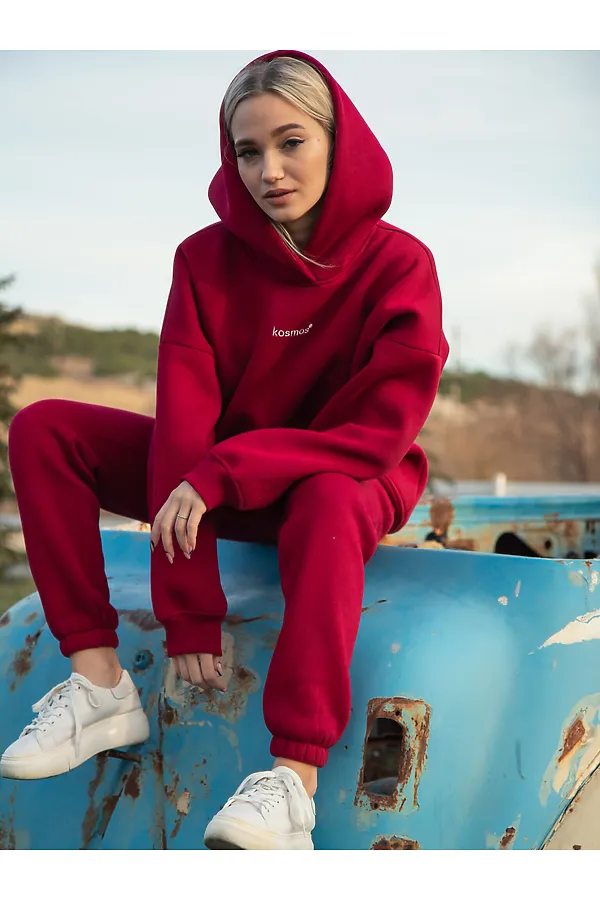 Худи KOSMOS, бордо - фото 1