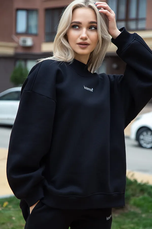 Свитшот KOSMOS, черный - фото 1