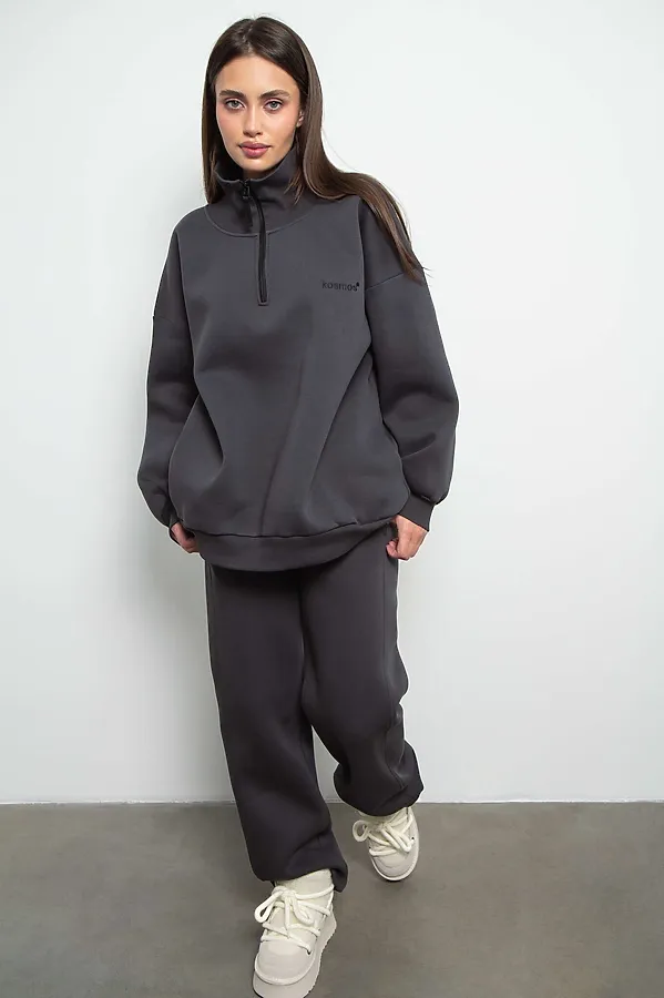 Свитшот KOSMOS, графит - фото 1