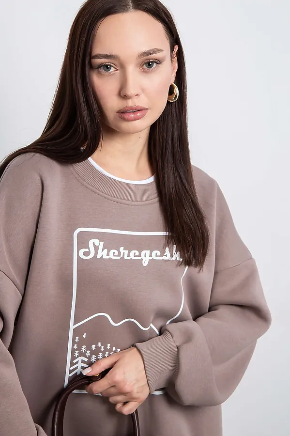 Свитшот KOSMOS, нюд - фото 1