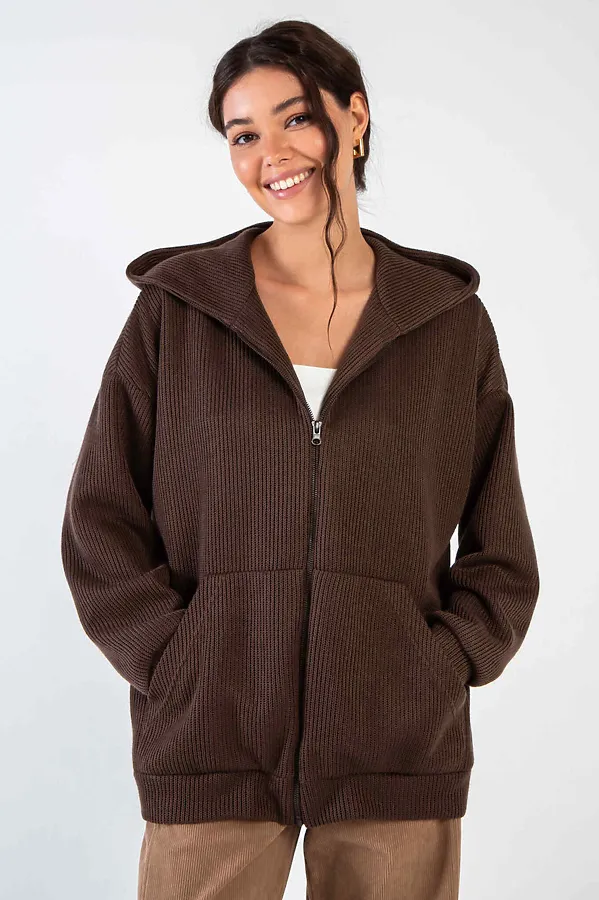 Толстовка KOSMOS, коричневый - фото 1