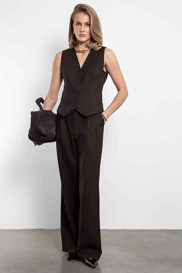 Жилет KOSMOS, коричневый - фото 1