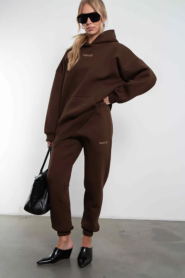 Брюки KOSMOS, коричневый - фото 1