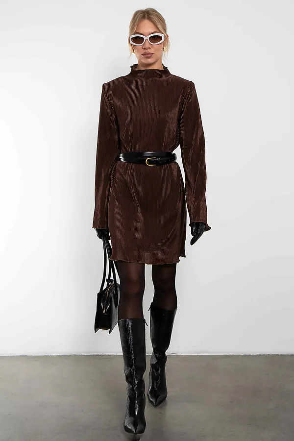 Платье KOSMOS, шоколадный - фото 1