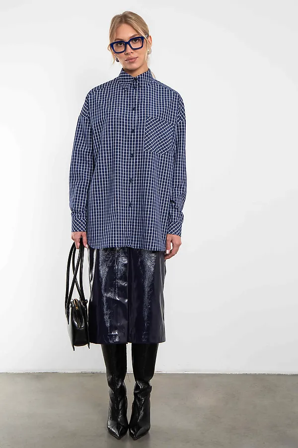 Рубашка KOSMOS, синий - фото 1