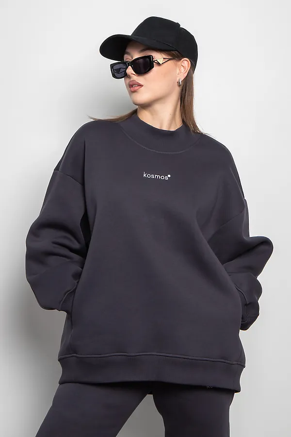 Свитшот KOSMOS, графит - фото 1