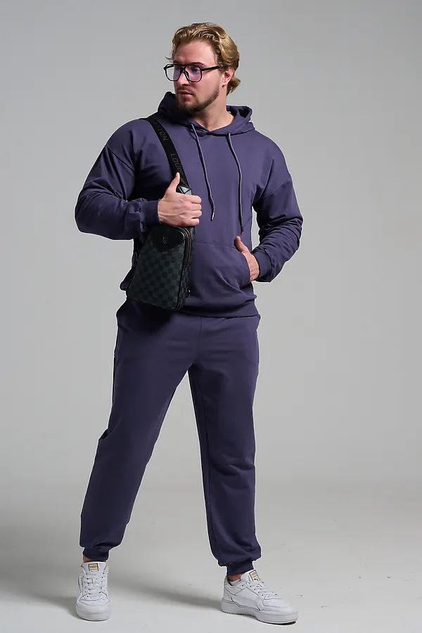 Костюм с брюками 14404 НАТАЛИ, графит - фото 1