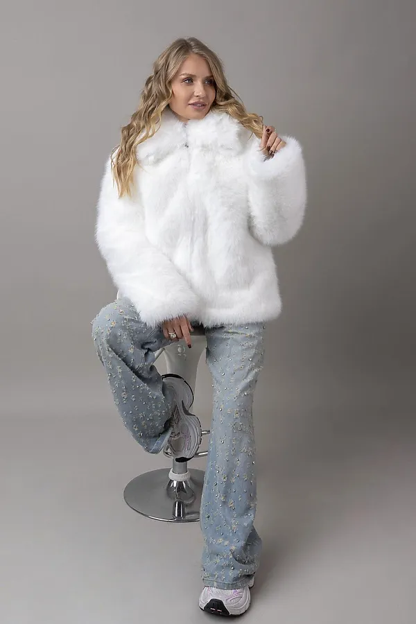 Шуба BATIK, белый - фото 1