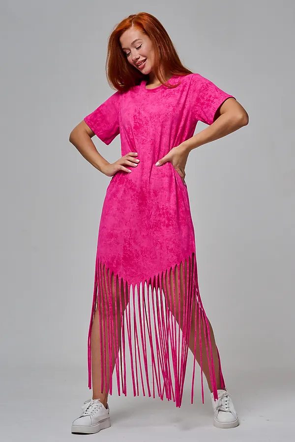 Платье 7477 НАТАЛИ, розовый винтаж - фото 1