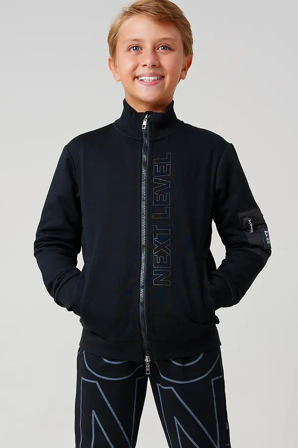 Толстовка PLAYTODAY, черный - фото 1