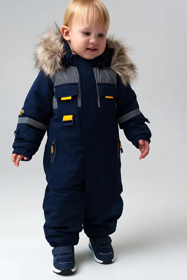 Комбинезон PLAYTODAY, тёмно-синий - фото 1