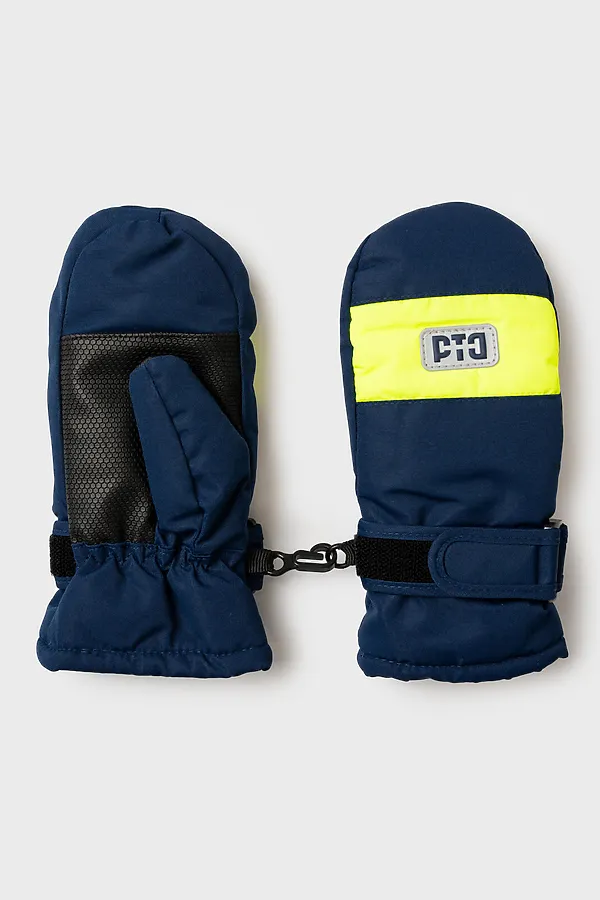 Варежки PLAYTODAY, тёмно-синий - фото 1